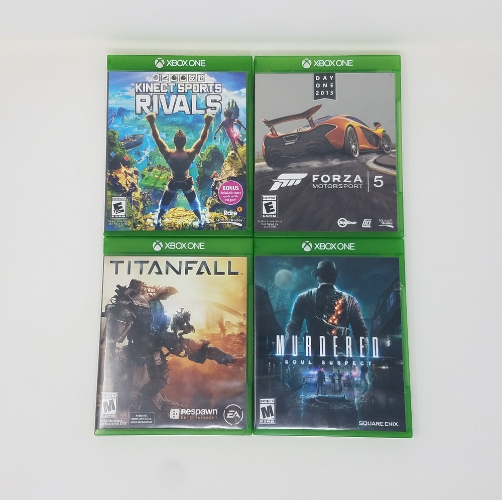 Microsoft Xbox One Video Game Bundle Lot of 4 Games Preowned 2013-2014